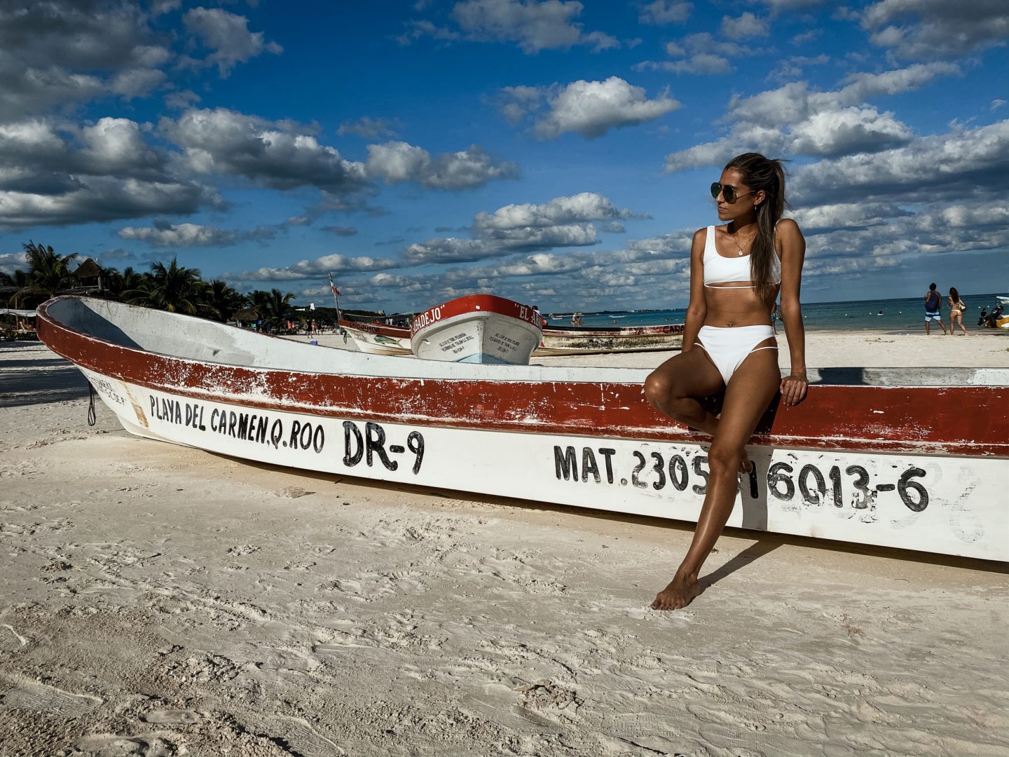 Tulum Travel Diary - White Swimsuit