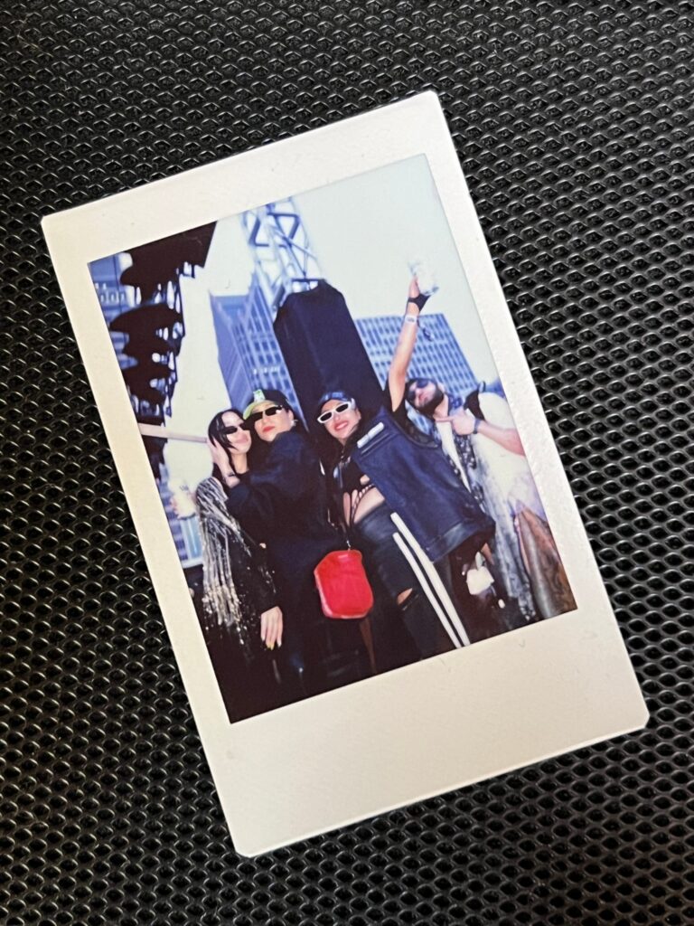 Detroit Movement Music Festival Crew Polaroid