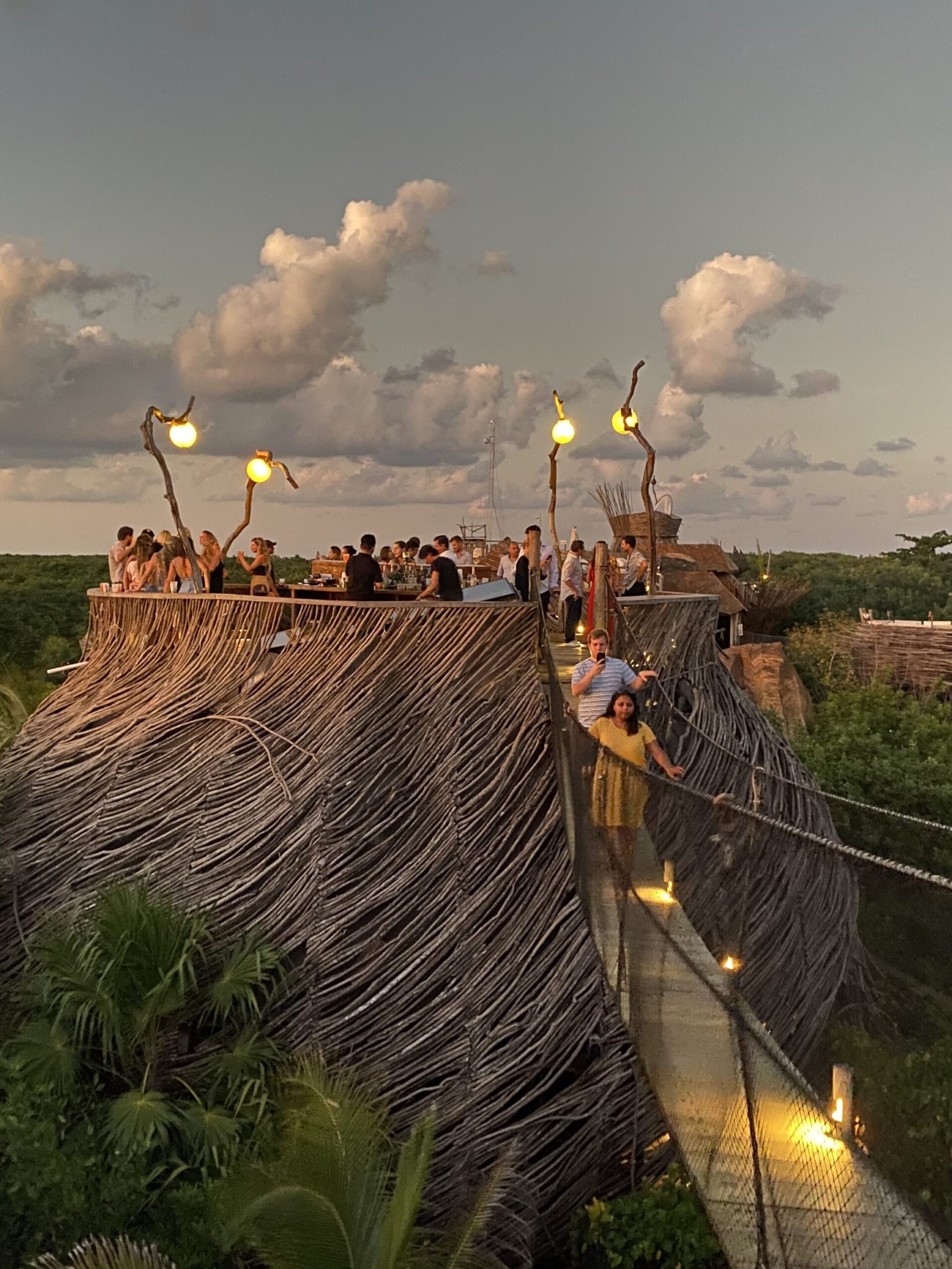 Tseen Ja Azulick Rooftop Sunset