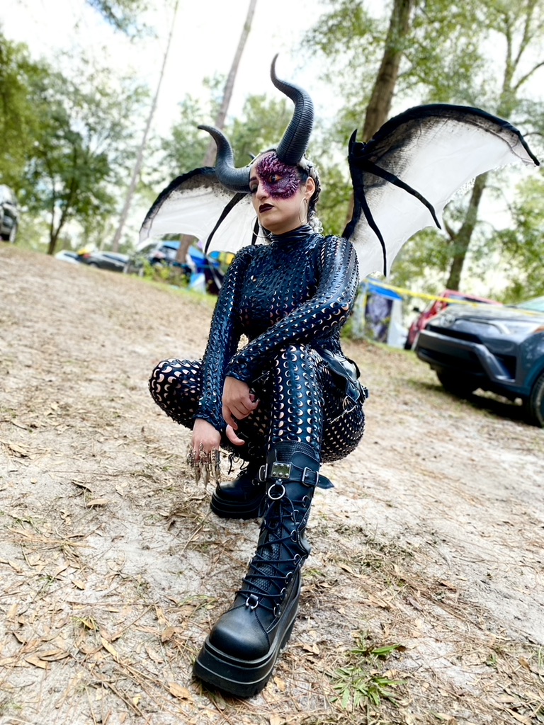 Maleficent Costume Hulaween Inspo