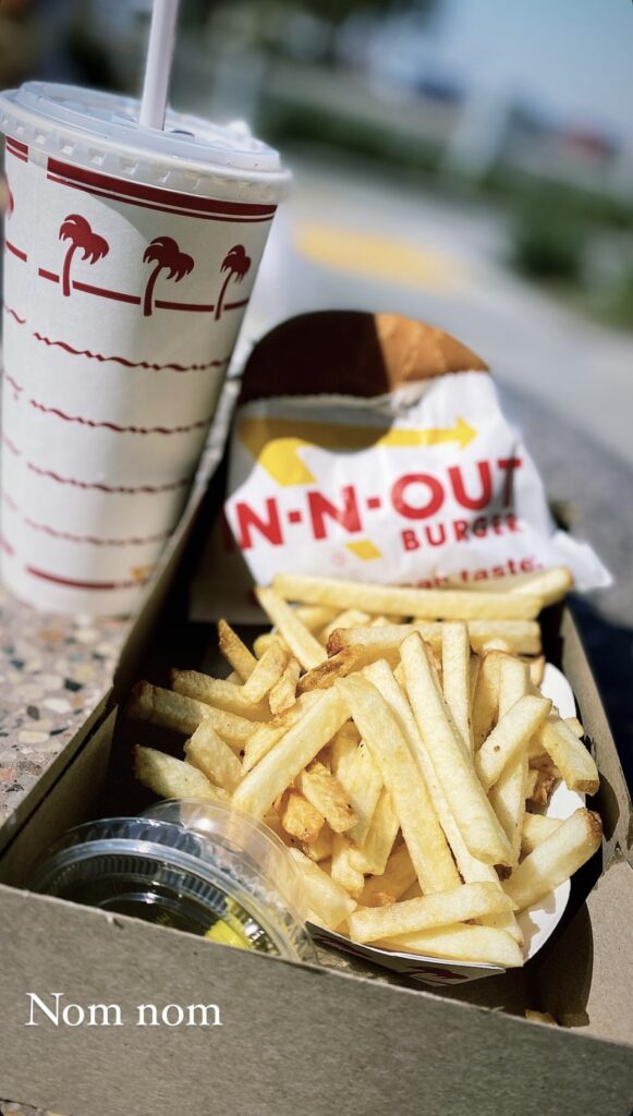 LA In-N-Out Burgers and Fries